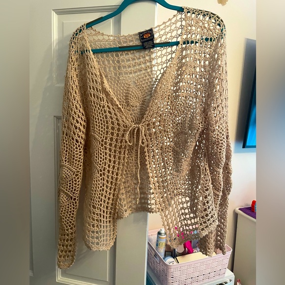Route 66 crocheted top! Size XL - Picture 1 of 3